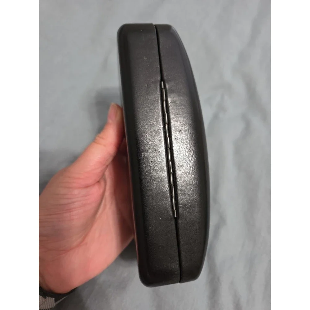 Coach New York Black Eyeglasses Sunglasses Hard Clamshell Case Authentic